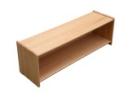 2-Tier Cabinet with Back Panel - Montessori classroom furniture in beech
