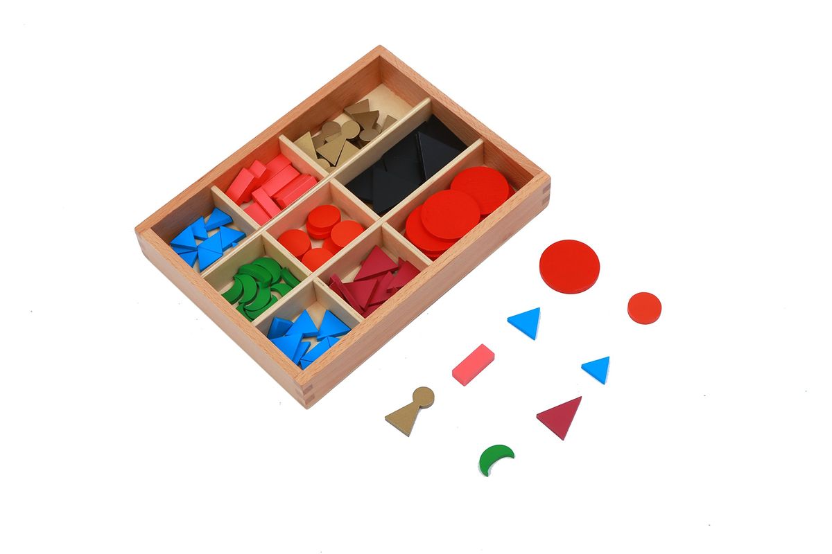 Basic Wooden Grammar Symbols with Box