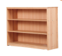 4-Tier Cabinet with Back Panel - Montessori classroom furniture in beech