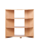 4-Tier Fan-Shaped Cabinet - Montessori classroom furniture in beech