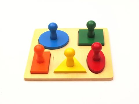 5 Shape Peg Board