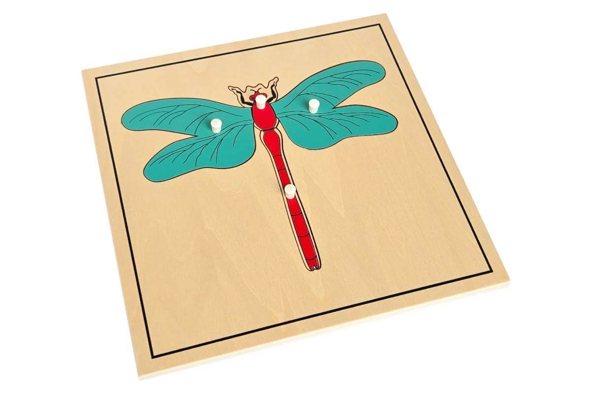Animal Puzzle: Dragonfly (Plywood)