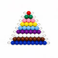 Coloured Bead Stairs 1-9