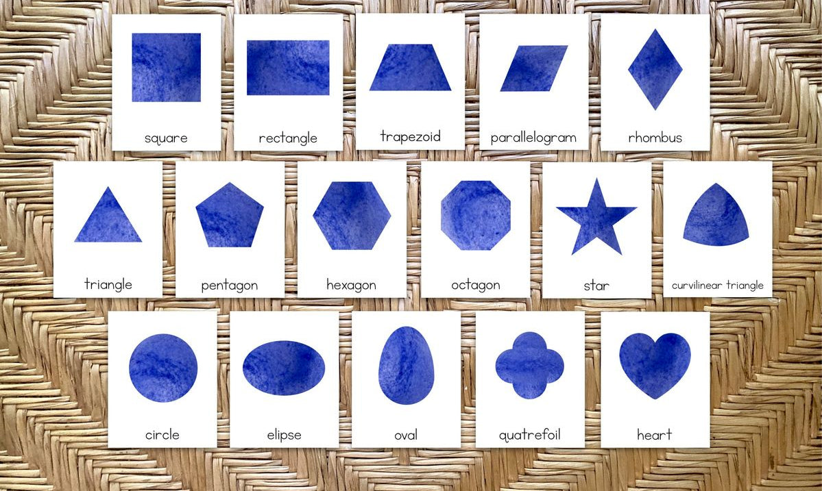 Geometric Form Cards