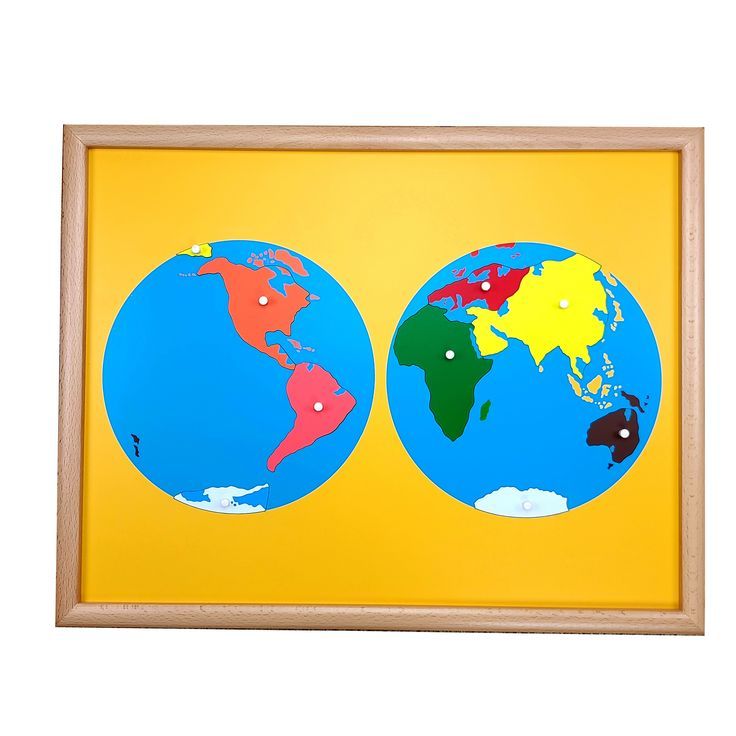 World Puzzle Map