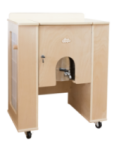 Bucket Cabinet - Montessori classroom furniture in birch plywood