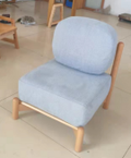 Children's Sofa - Blue - Montessori classroom furniture in beech