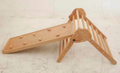 Climbing Frame & Board Set - Montessori classroom furniture in beech
