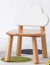Cloud Vanity Stool - Montessori classroom furniture in beech
