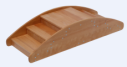 Crawling Bridge / Moon Boat 108*40*30 - Montessori classroom furniture in beech