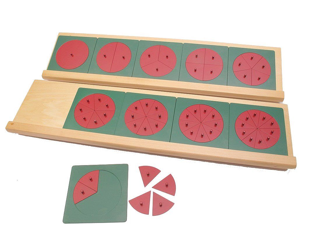 Fraction Circles with Tray