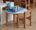 Mixed-Color Round Table - Montessori classroom furniture in beech