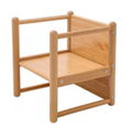 Multi-Functional Toddler Three-Sided Chair - Montessori classroom furniture in beech