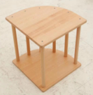 New Sensory Integration Crawl-Through Set - B - Montessori classroom furniture in beech