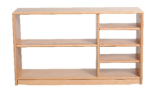 Open Cabinet, 3 Left & 5 Right Bays - Montessori classroom furniture in beech