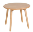 Round Table (Conical Legs) - Montessori classroom furniture in beech