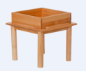 Small Bean Table - Montessori classroom furniture in beech