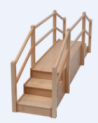 Walking Bridge - Montessori classroom furniture in beech
